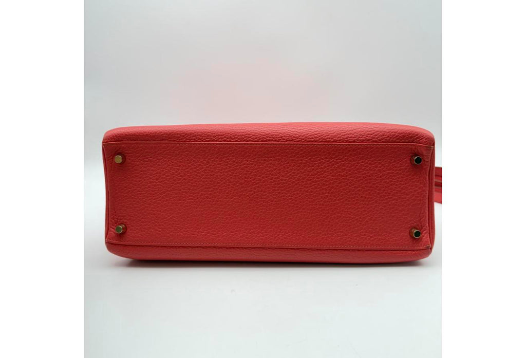 Red Kelly 35cm - Togo Leather, Gold Hardware (Ref C346897)