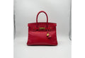 Rouge Casaque Birkin 30cm - Epsom Leather, Gold Hardware (Ref C346903)