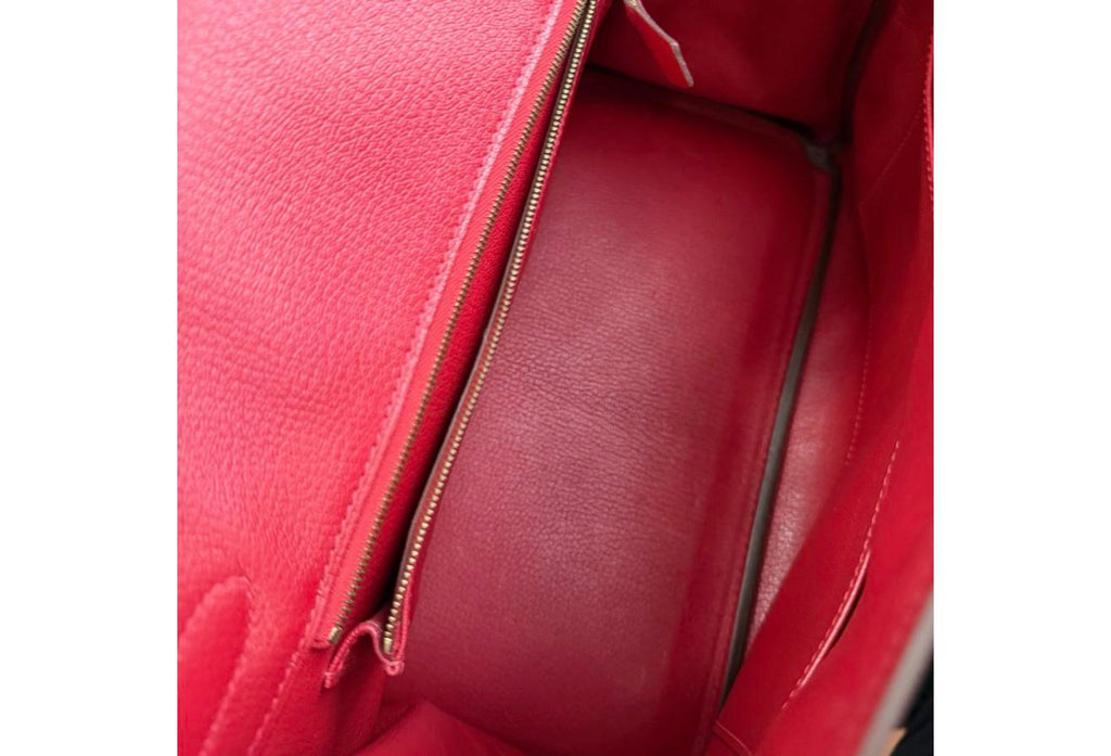 Rouge Casaque Birkin 30cm - Epsom Leather, Gold Hardware (Ref C346903)