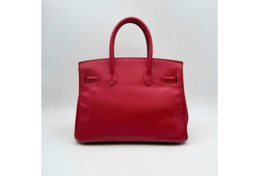 Rouge Casaque Birkin 30cm - Epsom Leather, Gold Hardware (Ref C346903)