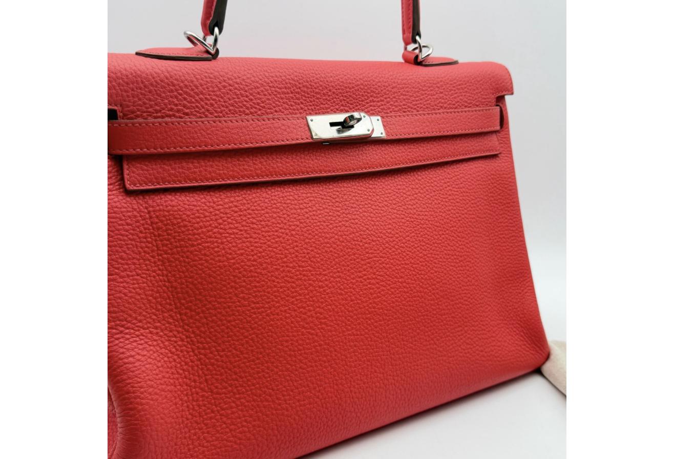 Pink Hermes Birkin/Kelly 35cm (Ref C347140)