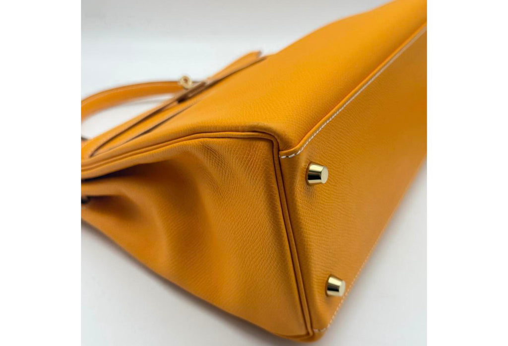 Yellow Hermes Birkin/Kelly 32cm (Ref C347141)