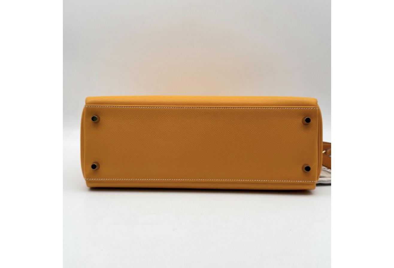 Yellow Hermes Birkin/Kelly 32cm (Ref C347141)
