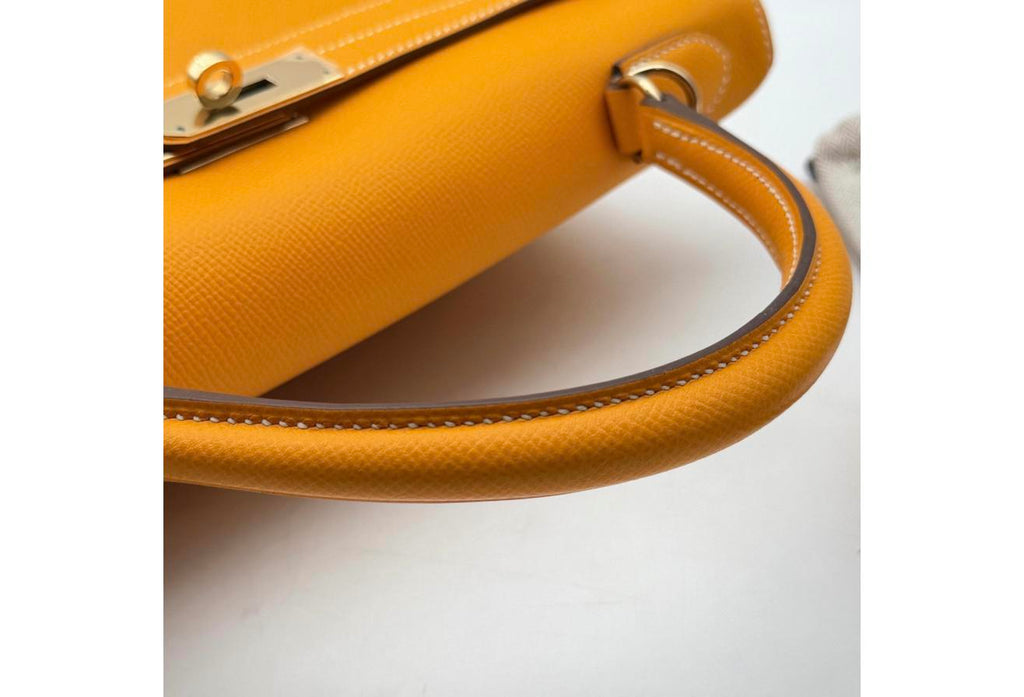 Yellow Hermes Birkin/Kelly 32cm (Ref C347141)