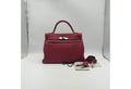 Red Hermes Birkin/Kelly 32cm (Ref C347142)