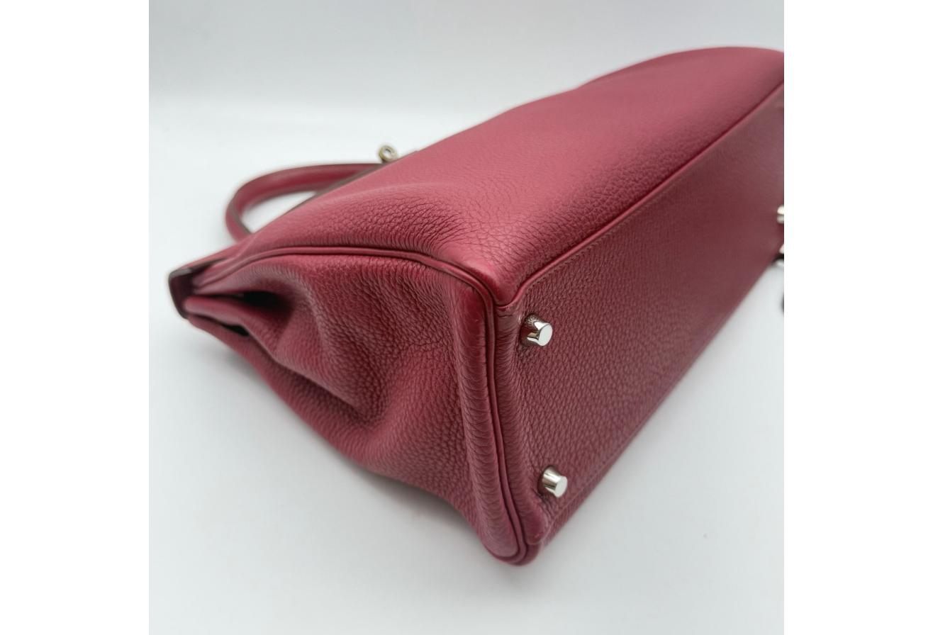 Red Hermes Birkin/Kelly 32cm (Ref C347142)