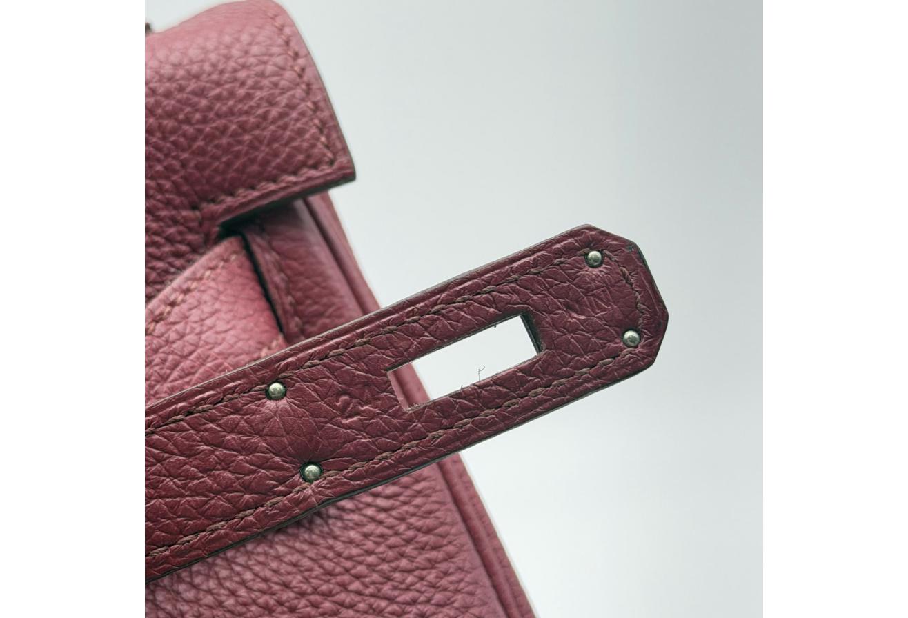 Red Hermes Birkin/Kelly 32cm (Ref C347142)