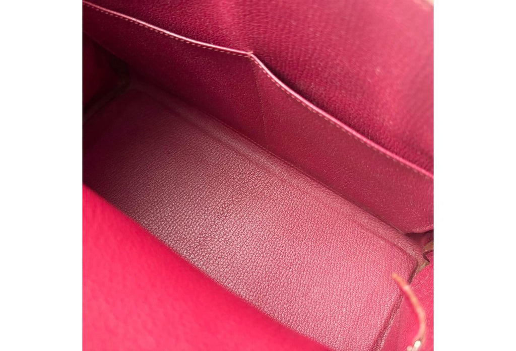 Red Hermes Birkin/Kelly 32cm (Ref C347142)