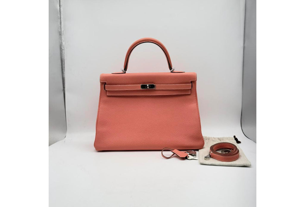 Pink Hermes Birkin/Kelly 35cm (Ref C347143)