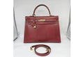 Burgundy Hermes Birkin/Kelly 35cm (Ref C354370)