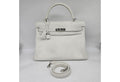 White Hermes Birkin/Kelly 32cm (Ref C354371)