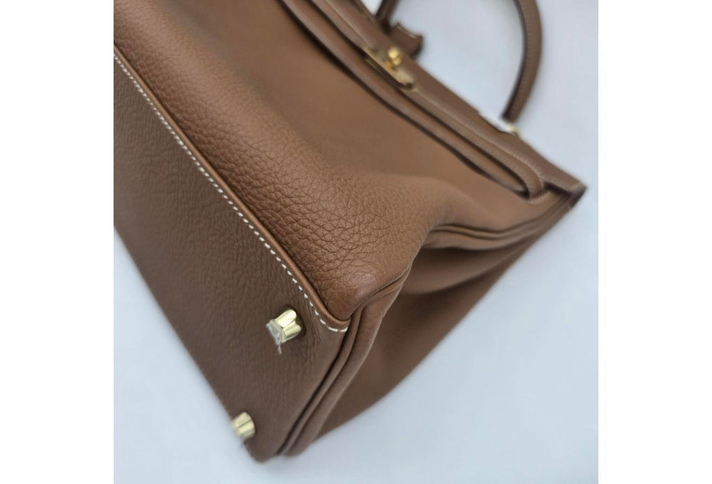 Brown Hermes Birkin/Kelly 35cm (Ref C354372)