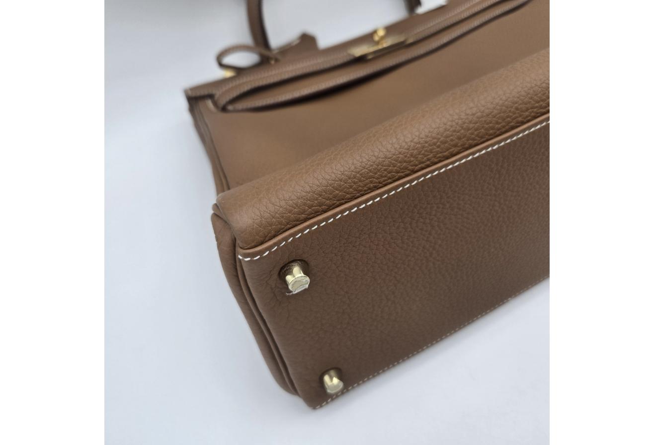 Brown Hermes Birkin/Kelly 35cm (Ref C354372)