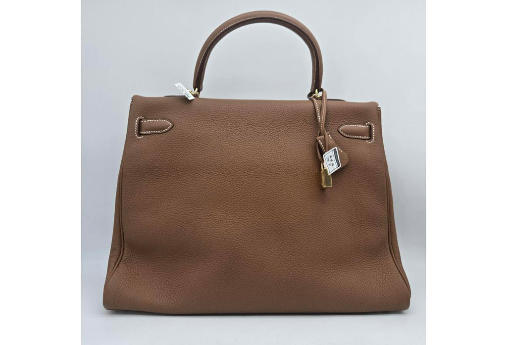 Brown Hermes Birkin/Kelly 35cm (Ref C354372)