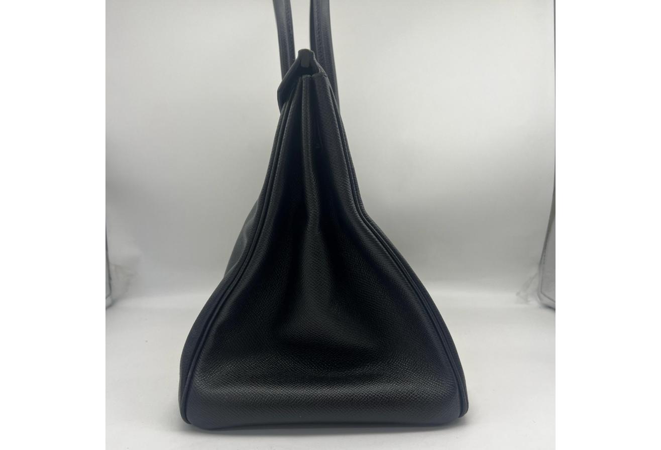 Black Hermes Birkin/Kelly 35cm (Ref C354373)