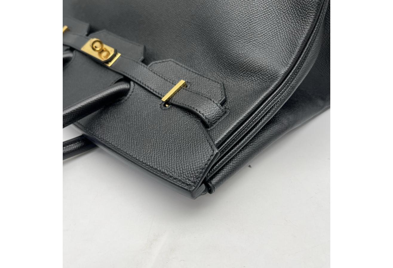 Black Hermes Birkin/Kelly 35cm (Ref C354373)