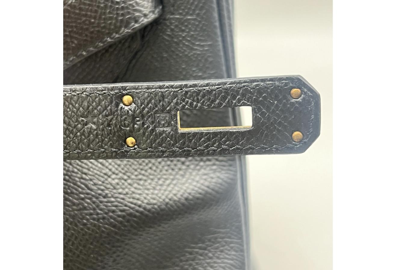 Black Hermes Birkin/Kelly 35cm (Ref C354373)