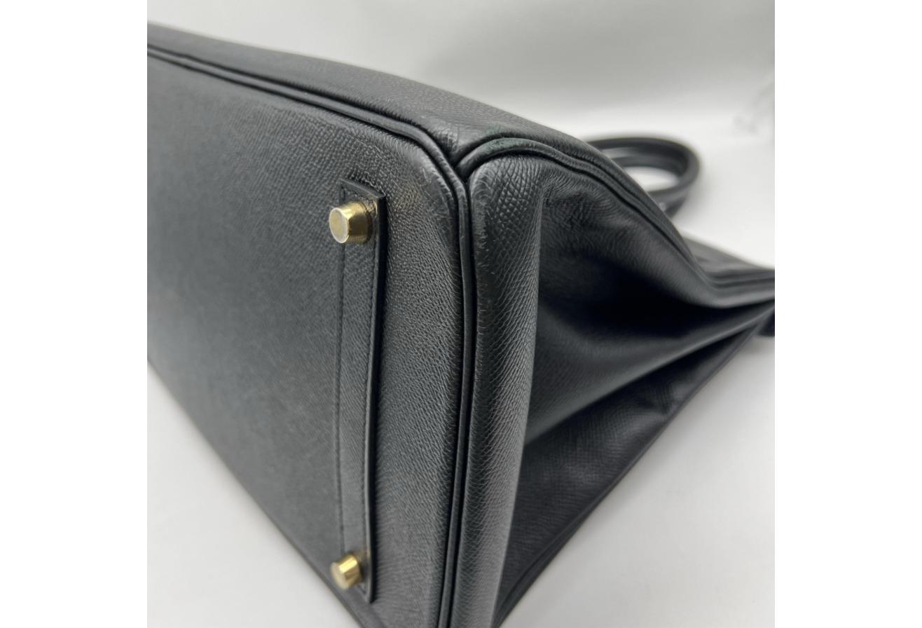 Black Hermes Birkin/Kelly 35cm (Ref C354373)