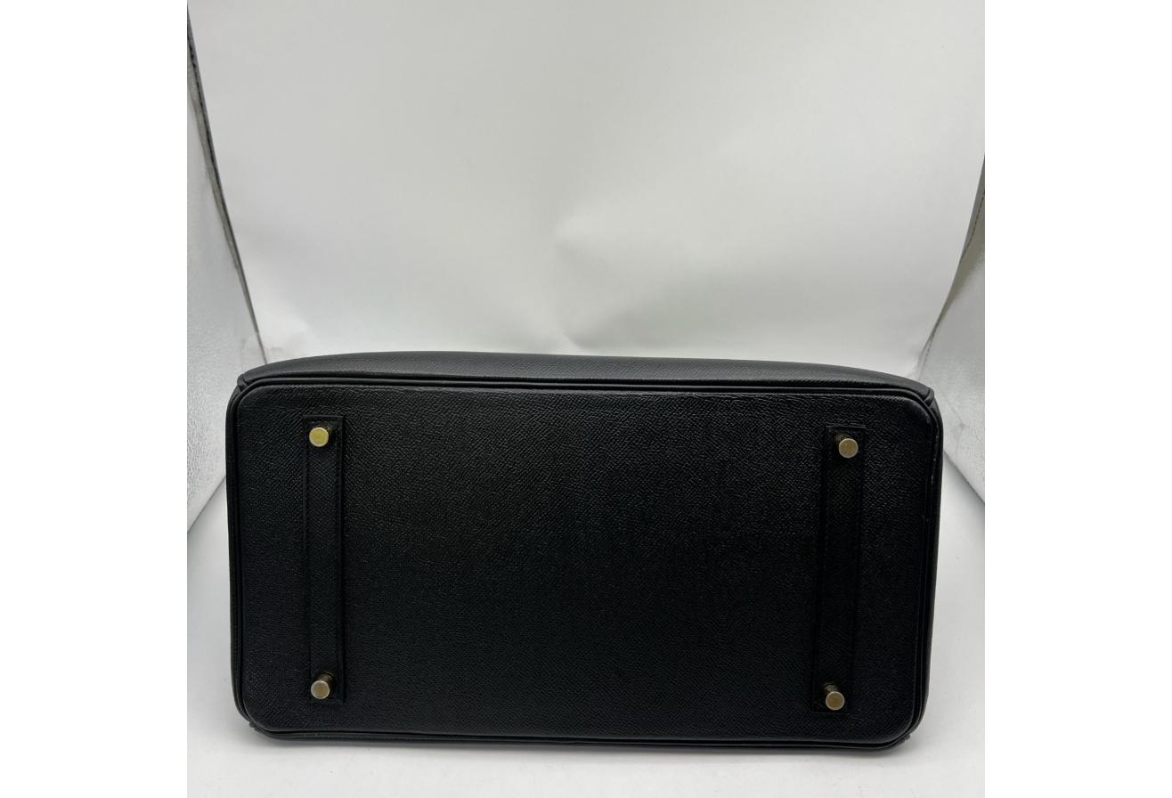 Black Hermes Birkin/Kelly 35cm (Ref C354373)