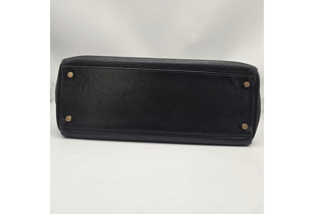 Black Hermes Birkin/Kelly 32cm (Ref C354374)