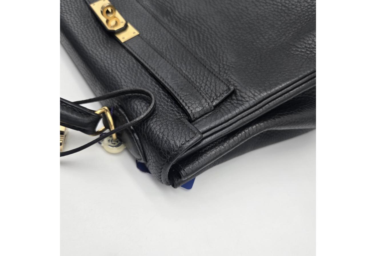 Black Hermes Birkin/Kelly 32cm (Ref C354374)
