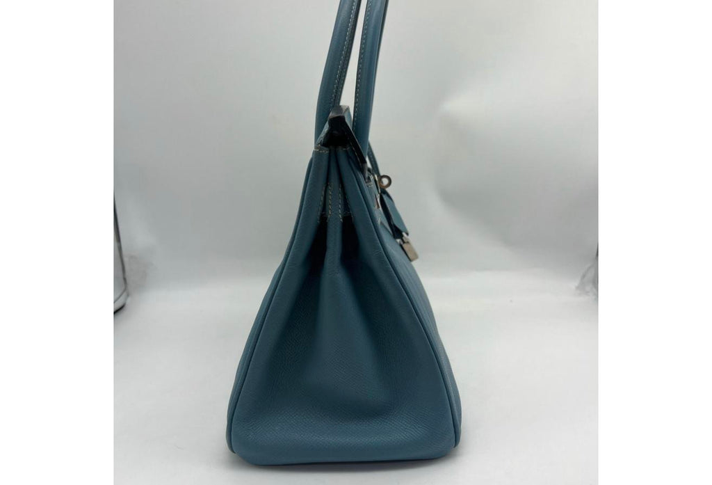 Blue Hermes Birkin/Kelly 30cm (Ref C354375)