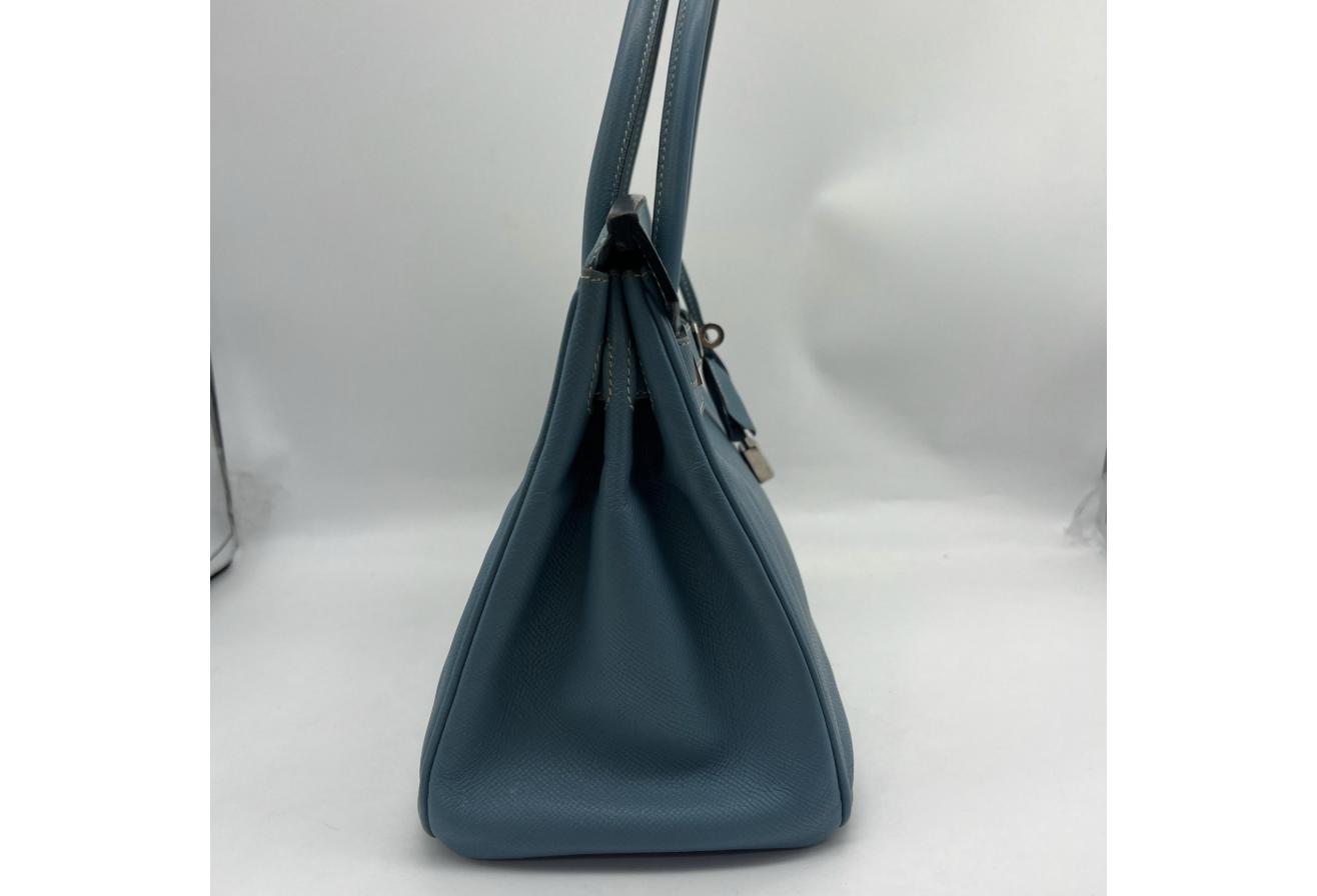 Blue Hermes Birkin/Kelly 30cm (Ref C354375)