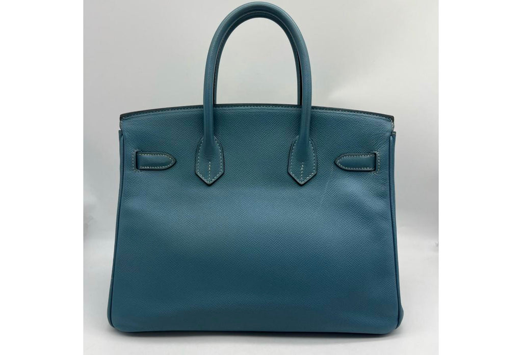 Blue Hermes Birkin/Kelly 30cm (Ref C354375)