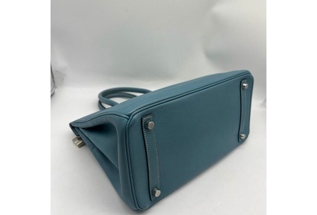 Blue Hermes Birkin/Kelly 30cm (Ref C354375)