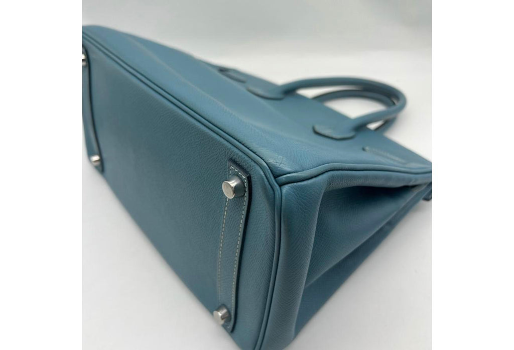 Blue Hermes Birkin/Kelly 30cm (Ref C354375)