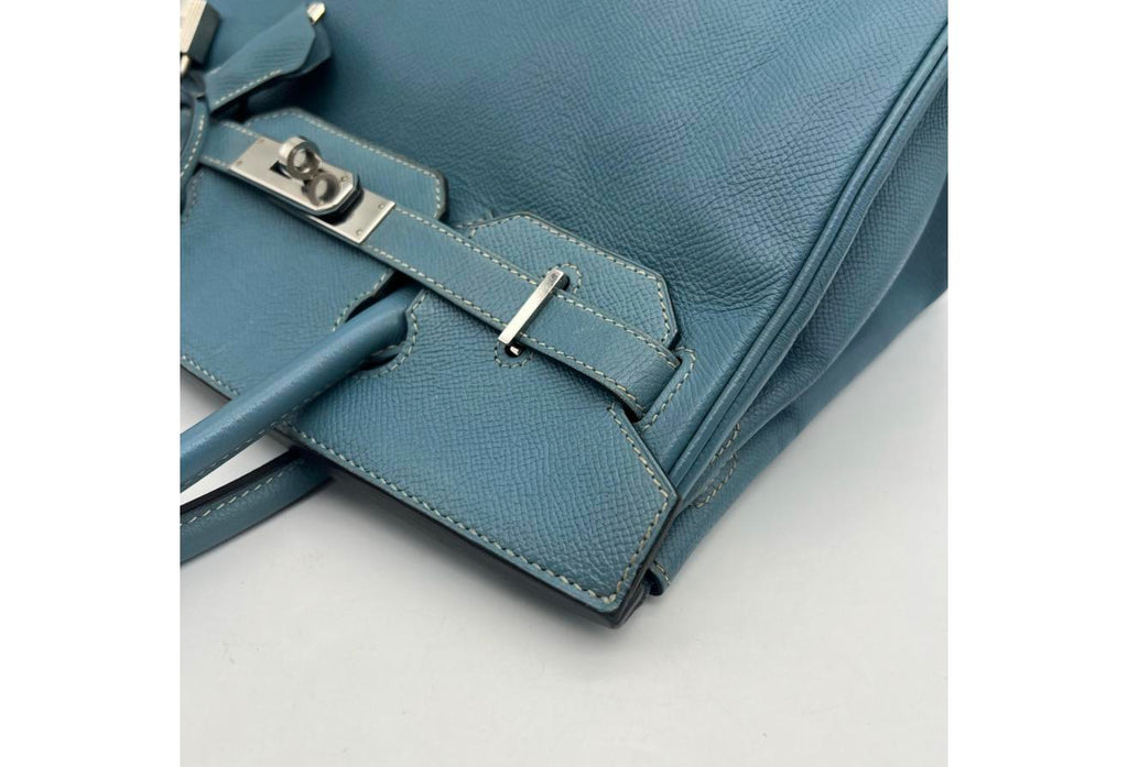 Blue Hermes Birkin/Kelly 30cm (Ref C354375)