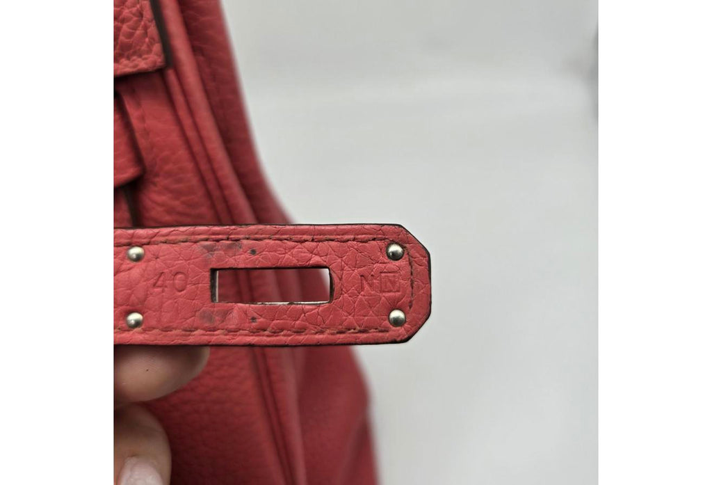Red Hermes Birkin/Kelly 35cm (Ref C354377)