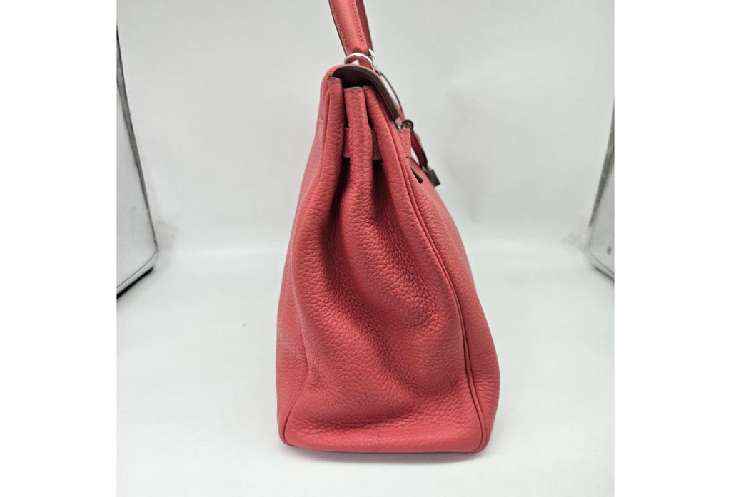 Red Hermes Birkin/Kelly 35cm (Ref C354377)