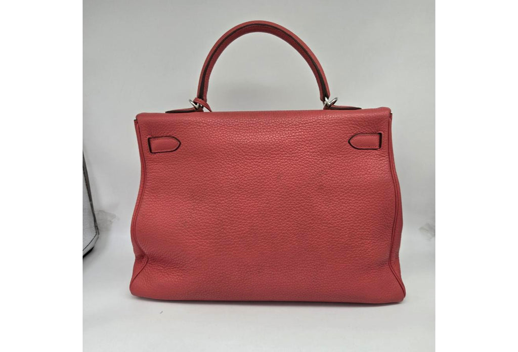 Red Hermes Birkin/Kelly 35cm (Ref C354377)