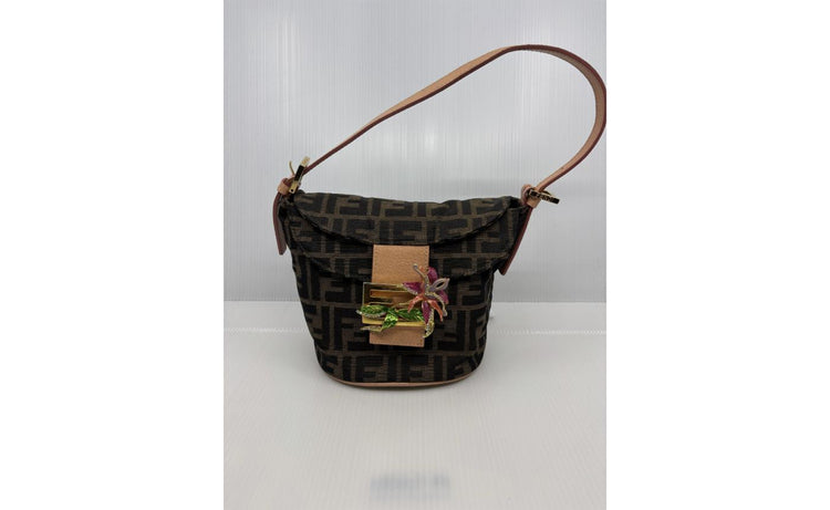 Fendi Limited-Edition Silk Baguette Handbag