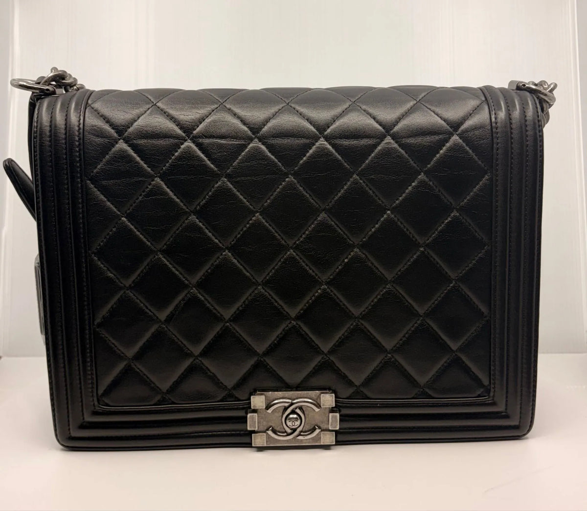 Chanel XL Calfskin Boy Bag (NC828)